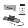 i-tec Metāla USB-C ergonomiska 4K 3x displeja dokstacija + barošana 85 W