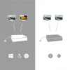 i-tec USB-C Dual Display Docking Station ar Power Delivery 100 W