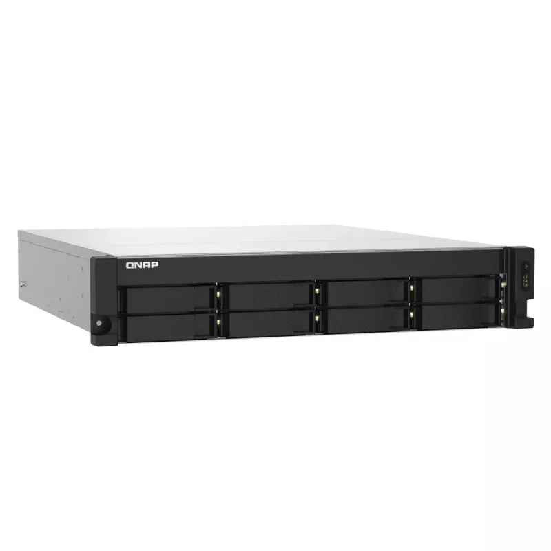 QNAP TS-832PXU-RP NAS Rack (2U) Annapurna Labs AL324 4 GB DDR4 0 TB QNAP Turbo System Melns
