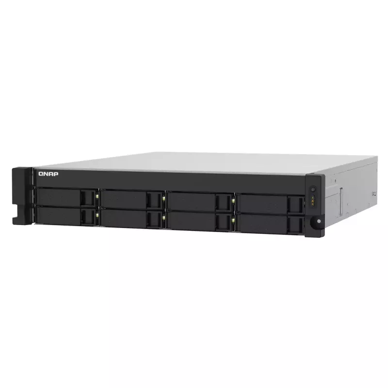 QNAP TS-832PXU-RP NAS Rack (2U) Annapurna Labs AL324 4 GB DDR4 0 TB QNAP Turbo System Melns