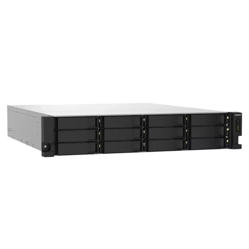 QNAP TS-1232PXU-RP NAS Rack (2U) Annapurna Labs AL324 4 GB DDR4 0 TB QNAP QTS Melns