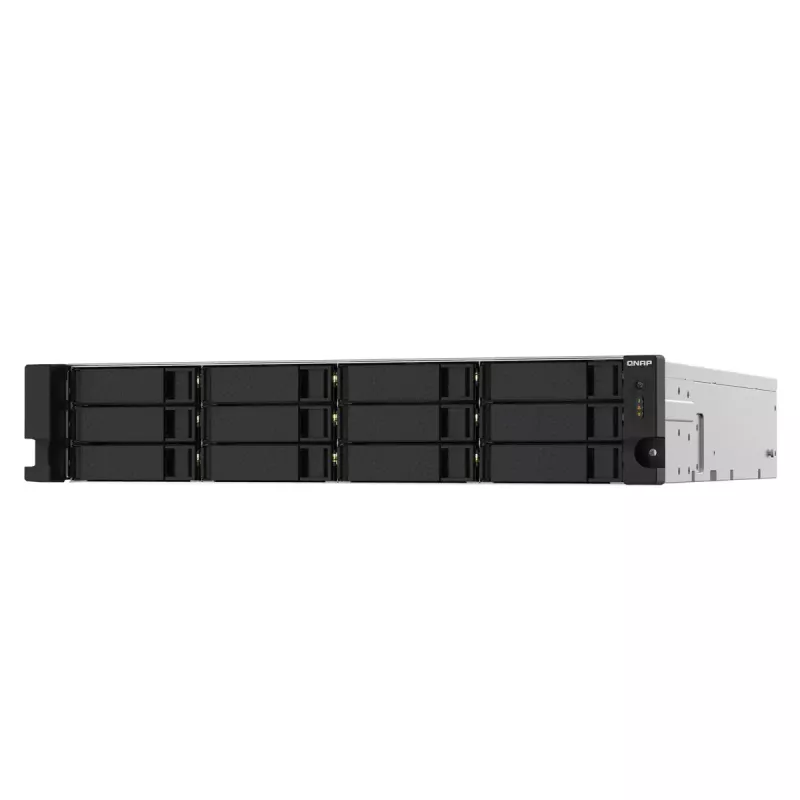 QNAP TS-1232PXU-RP NAS Rack (2U) Annapurna Labs AL324 4 GB DDR4 0 TB QNAP QTS Melns