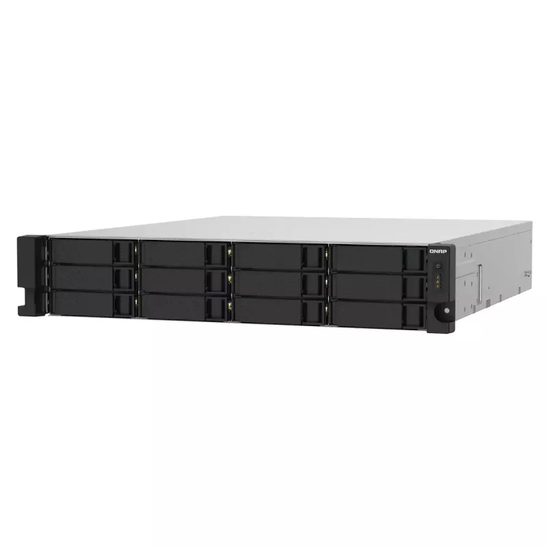 QNAP TS-1232PXU-RP NAS Rack (2U) Annapurna Labs AL324 4 GB DDR4 0 TB QNAP QTS Melns