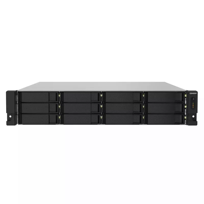 QNAP TS-1232PXU-RP NAS Rack (2U) Annapurna Labs AL324 4 GB DDR4 0 TB QNAP QTS Melns