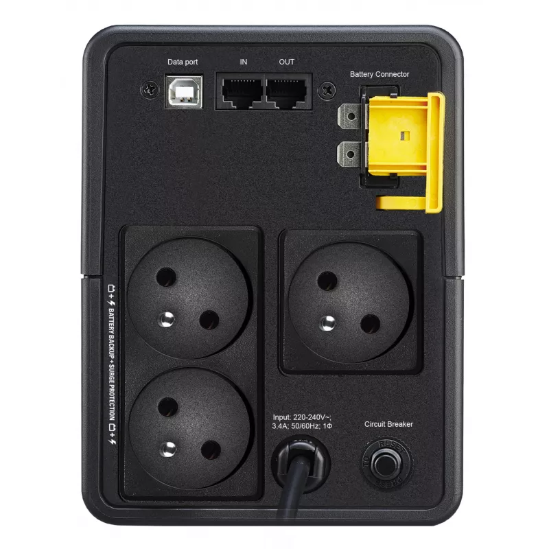 APC BX750MI-FR nepārtrauktās barošanas avots (UPS) Line-Interactive 0.75 kVA 410 W 3 AC kontaktligzdas