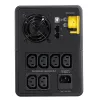 APC Back-UPS, 1600VA, tornis, 230V, 6x IEC C13 ligzdas, AVR, līnijinteraktīvs, 1,6 kVA, 900 W, sinusoidāls, 140 V, 300 V