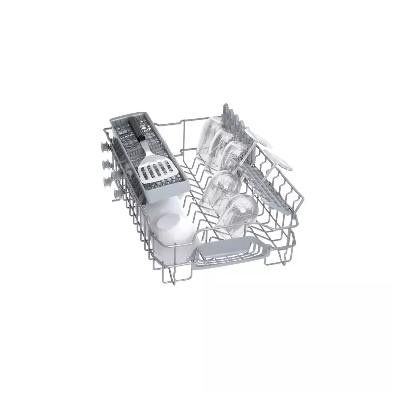 Iebūvējamā trauku mazgājamā mašīna Bosch Serie 2 SPV2IKX10E, šaura 45 cm, 9 trauku komplekti, 48 dB, 5 programmas, nerūsējošā tērauda vanna