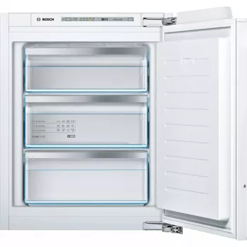 Iebūvējamais saldētavas skapis Bosch Serie 6 GIV11AFE0 — 72 L, skārienvadība, LED displejs, atveramas durvis, 36 dB