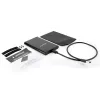 GEMBIRD USB 3.1 2.5 collu SATA HDD korpuss ar Type-C portu, matēts alumīnijs - melns