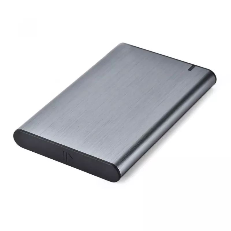 GEMBIRD USB 3.1 2,5 inch SATA HDD korpuss ar Type-C portu, matēts alumīnijs - pelēks