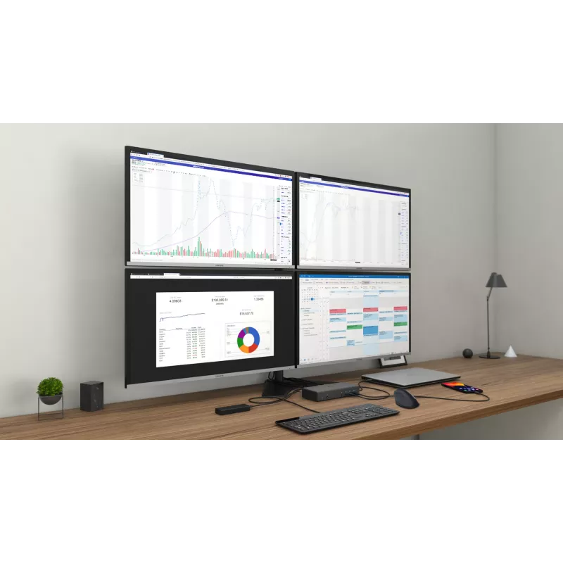 Dokstacija i-tec USB-C Quattro Display ar strāvas padevi 85 W