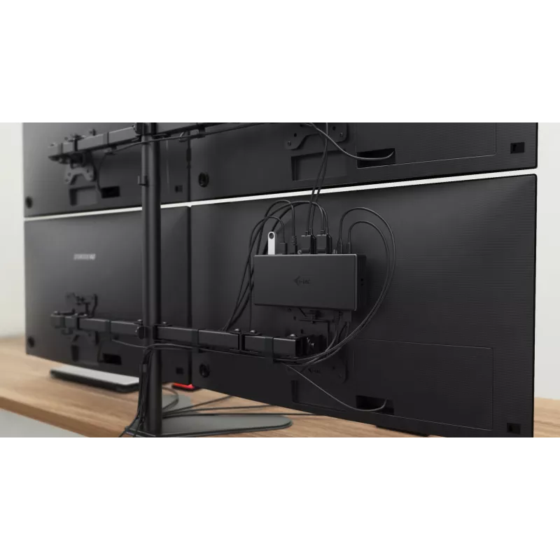 Dokstacija i-tec USB-C Quattro Display ar strāvas padevi 85 W