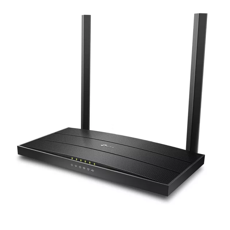 TP-Link Archer AC1200 MU-MIMO VDSL/ADSL bezvadu modema maršrutētājs, melns