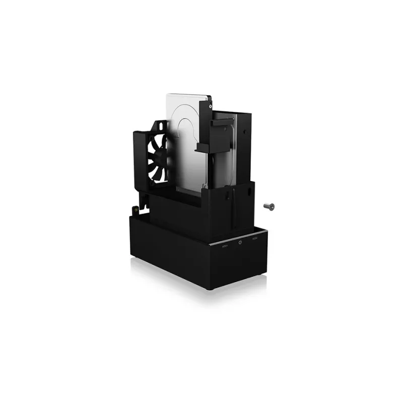 ICY BOX IB-RD3621-C31 disku masīvs 0 TB galda melns