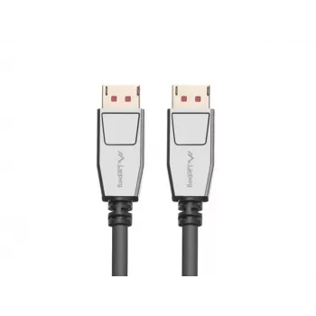 DisplayPort kabelis LANBERG CA-DPDP-20CU-0018-BK 1,8 m DisplayPort 1.4 32,4 Gbit/s HDR apzeltīts