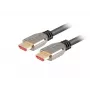 HDMI kabelis LANBERG CA-HDMI-30CU-0018-BK — HDMI 2.1, 1,8 m, 48 Gbit/s, 7680×4320, 240 Hz, ARC, eARC/Ethernet atbalsts