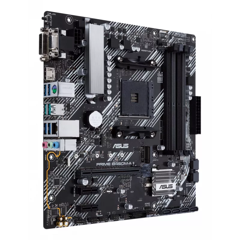 Mātesplate ASUS PRIME B450M-A II AMD B450 Socket AM4 micro ATX