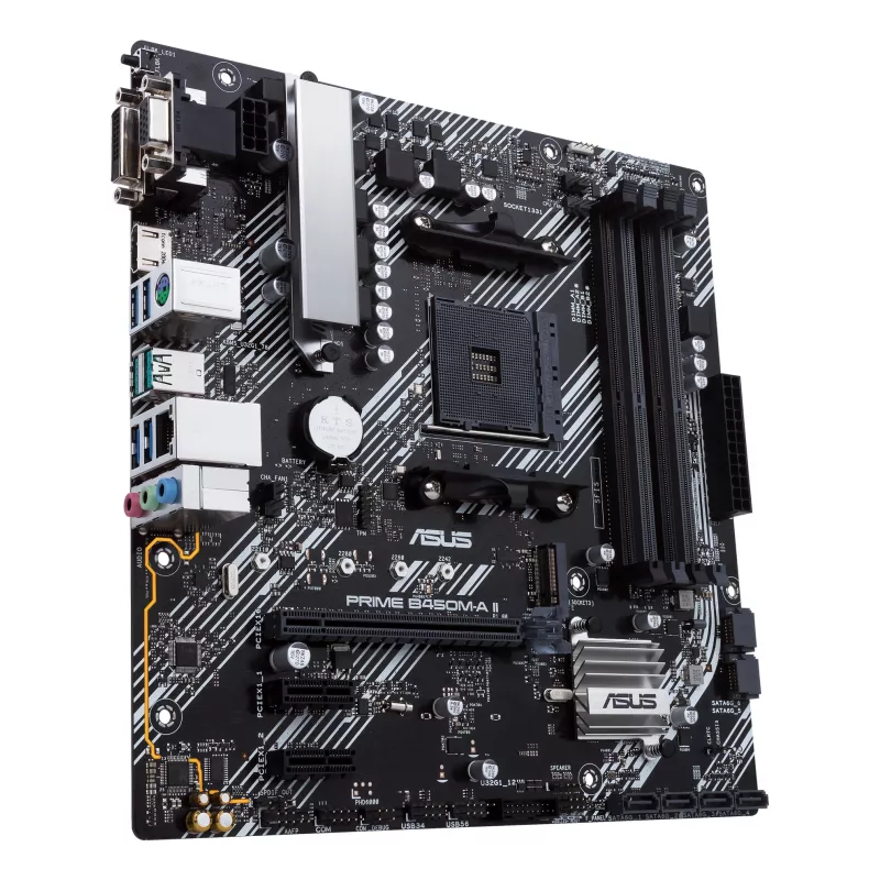 Mātesplate ASUS PRIME B450M-A II AMD B450 Socket AM4 micro ATX
