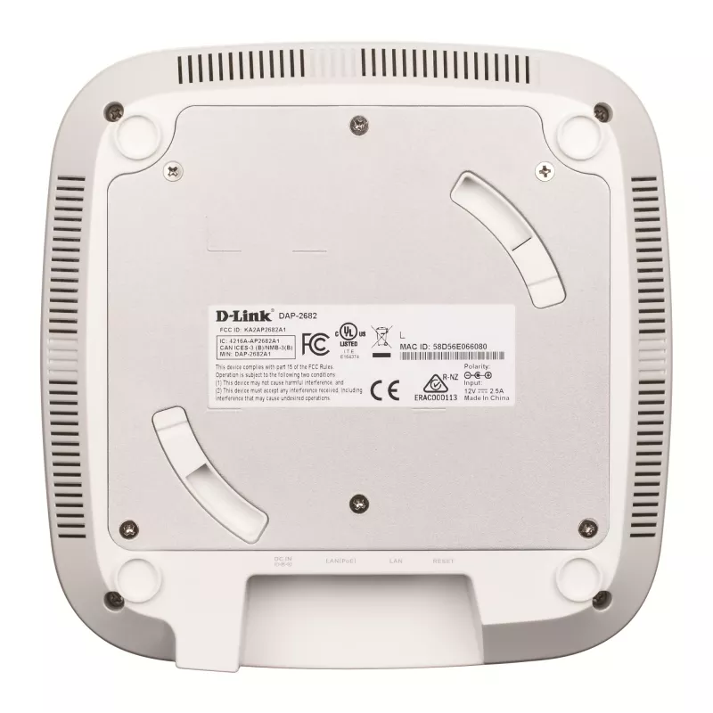 D-Link Wireless AC2300 Wave2 Dual-Band PoE piekļuves punkts, 2.4 GHz, 5 GHz, 1700 Mbit/s, 64-bit WEP, 128-bit WEP, WPA2, 10,100,1000 Mbit/s
