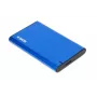 HDD/SSD korpuss IBOX HD-05 — 2,5 collu SATA III, USB 3.2 Gen 1 (Micro-USB B), līdz 10 TB, zils