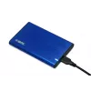 HDD/SSD korpuss IBOX HD-05 — 2,5 collu SATA III, USB 3.2 Gen 1 (Micro-USB B), līdz 10 TB, zils