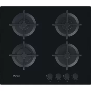 Whirlpool AKT 616/NB Melns Iebūvējamā 60 cm Gāzes 4 zonas