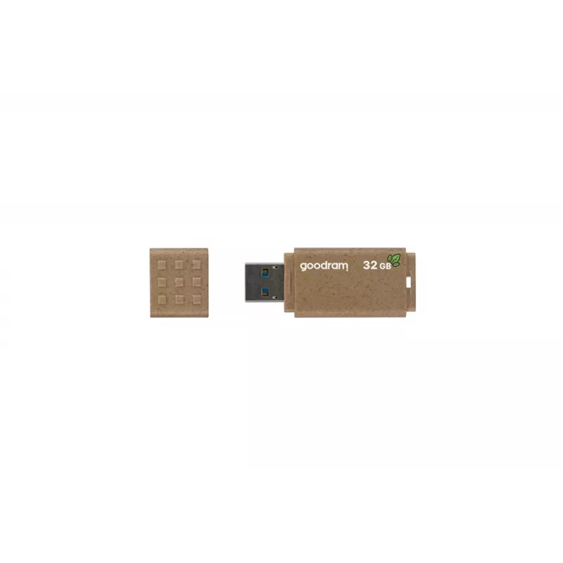 GOODRAM UME3 32 GB USB zibatmiņa, Type-A 3.2 Gen 1, lasīšana 60 MB/s, rakstīšana 20 MB/s, bronzas krāsas vāciņš