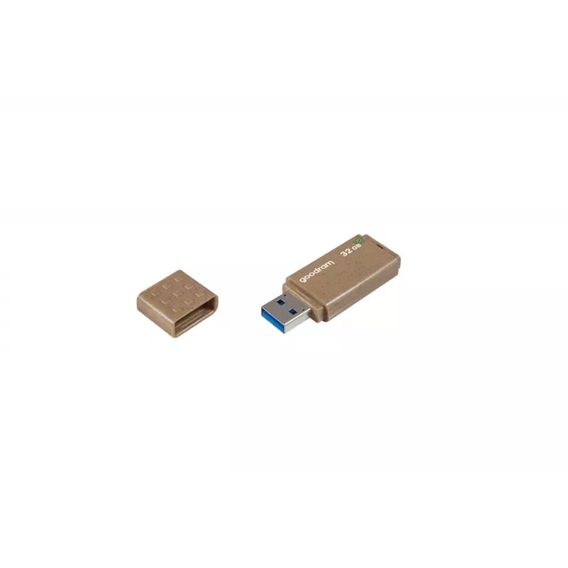 GOODRAM UME3 32 GB USB zibatmiņa, Type-A 3.2 Gen 1, lasīšana 60 MB/s, rakstīšana 20 MB/s, bronzas krāsas vāciņš