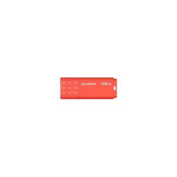 USB zibatmiņa GOODRAM UME3 128 GB USB Type-A 3.2 Gen 1, oranža, bez vāciņa, 60/20 MB/s