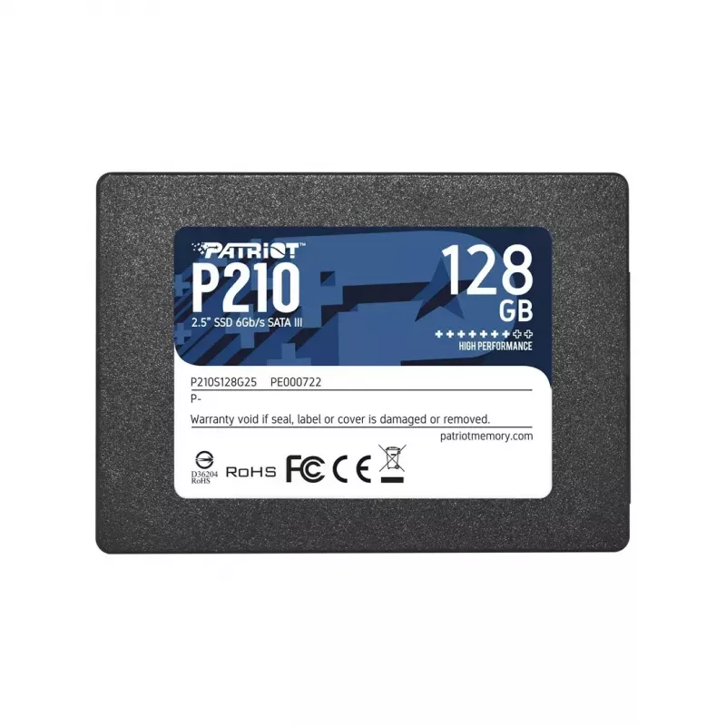 Patriot Memory P210 2.5 collas 128GB Serial ATA III 450/350 MB/s
