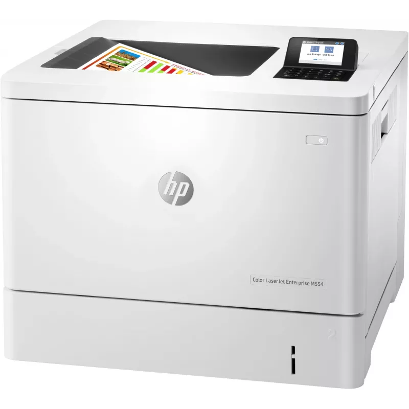 HP Color LaserJet Enterprise M554dn printeris, lāzeris, krāsu, 1200 x 1200 DPI, A4, 33 ppm, abpusējā drukāšana