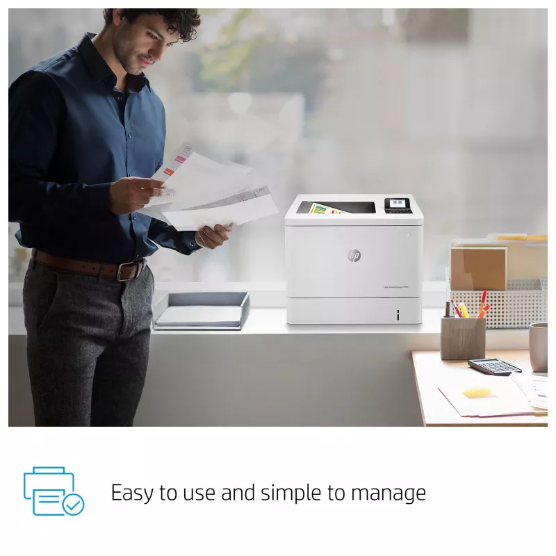 HP Color LaserJet Enterprise M554dn printeris, lāzeris, krāsu, 1200 x 1200 DPI, A4, 33 ppm, abpusējā drukāšana