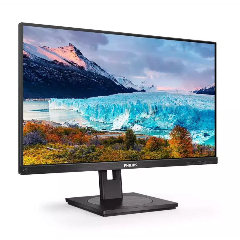 Philips S Line 272S1AE/00 datora monitors 68.6 cm (27 colli) 1920 x 1080 pikseļi Full HD LCD Melns