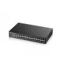 Zyxel GS1100-24E Nepārvaldāms Gigabit Ethernet (10/100/1000) Melns