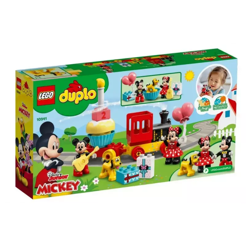 LEGO DUPLO komplekts 10941 Mikija un Minnijas dzimšanas diena — DUPLO figūriņas, 22 gab., no 2 gadu vecuma