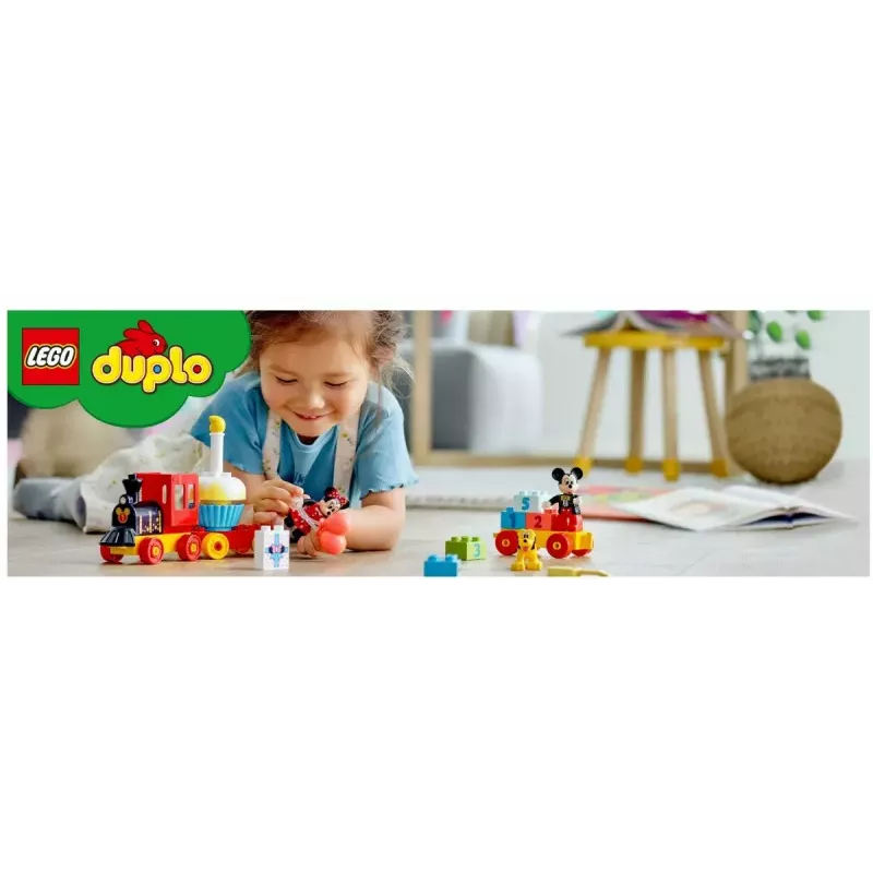 LEGO DUPLO komplekts 10941 Mikija un Minnijas dzimšanas diena — DUPLO figūriņas, 22 gab., no 2 gadu vecuma