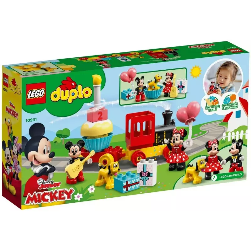 LEGO DUPLO komplekts 10941 Mikija un Minnijas dzimšanas diena — DUPLO figūriņas, 22 gab., no 2 gadu vecuma