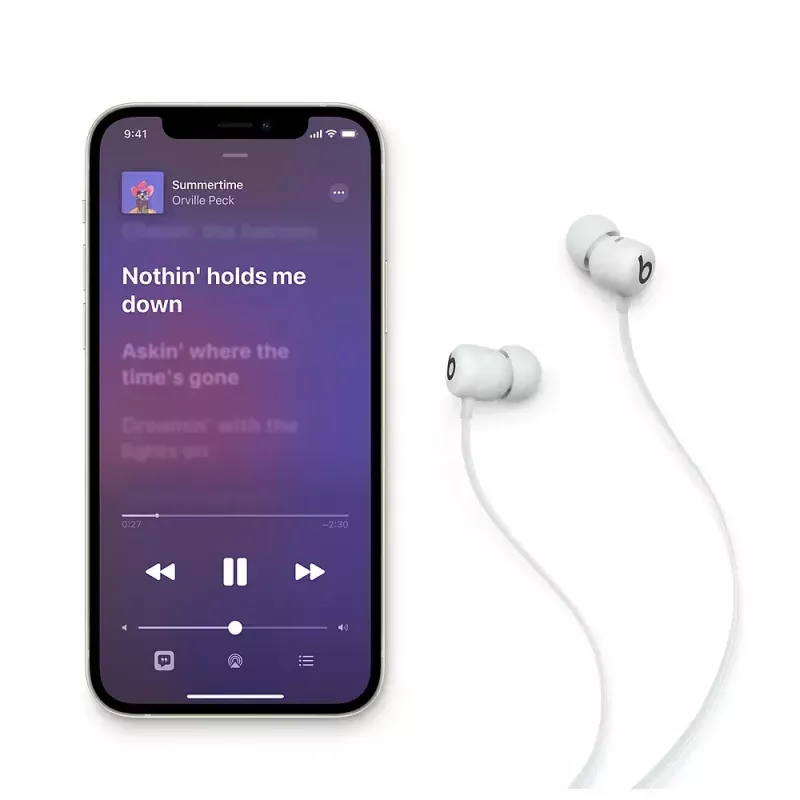 Apple Flex bezvadu austiņas ievietojamas ausīs