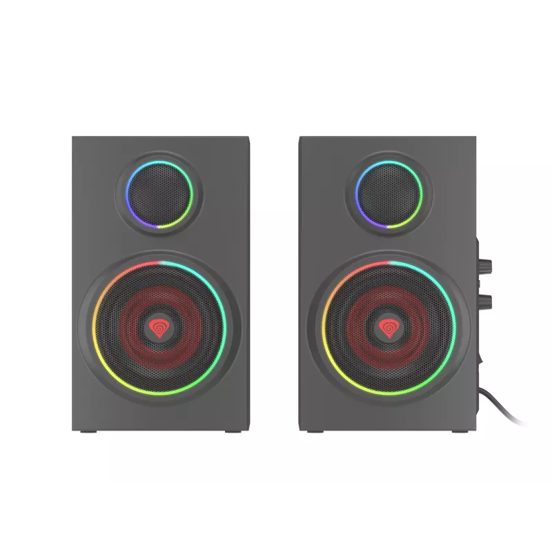 GENESIS Helium 300 BT skaļruņu komplekts 24 W PC/Laptop Melns 2.0 kanāli 2-way Bluetooth