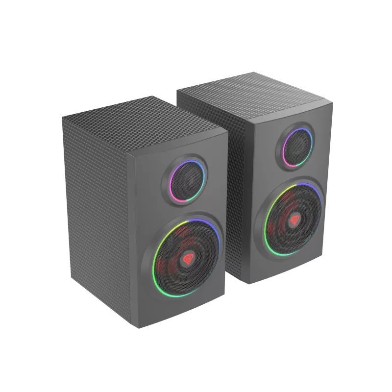 GENESIS Helium 300 BT skaļruņu komplekts 24 W PC/Laptop Melns 2.0 kanāli 2-way Bluetooth