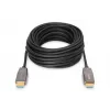 DIGITUS HDMI AOC hibrīda šķiedras savienojuma kabelis, A tipa M/M, 15m UHD 8K@60Hz, CE, melns