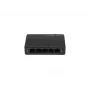 Nepārvaldāms tīkla slēdzis LANBERG DSP3-1005-60W, 5x Gigabit RJ-45, 4x PoE+ (60 W kopā), 10 Gbit/s pārslēgšana