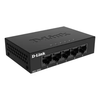 D-Link DGS-105GL/E tīkla slēdzis Nepārvaldīts Gigabit Ethernet (10/100/1000) Melns
