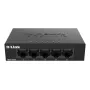 D-Link DGS-105GL/E tīkla slēdzis Nepārvaldīts Gigabit Ethernet (10/100/1000) Melns
