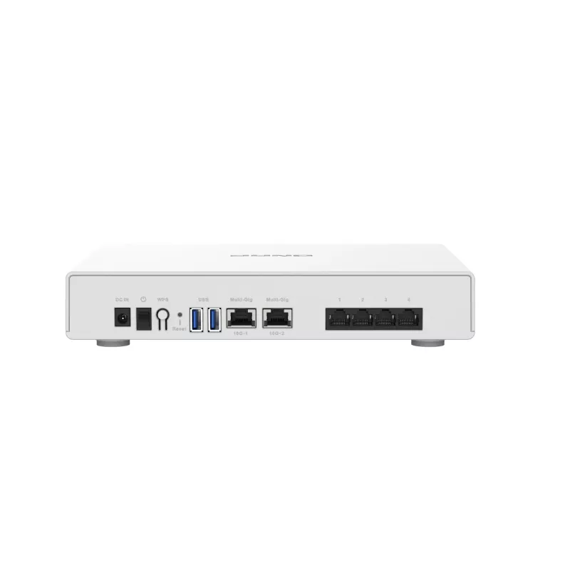 QNAP QHora-301W bezvadu maršrutētājs 10 Gigabit Ethernet divjoslu (2,4 GHz / 5 GHz) Balts