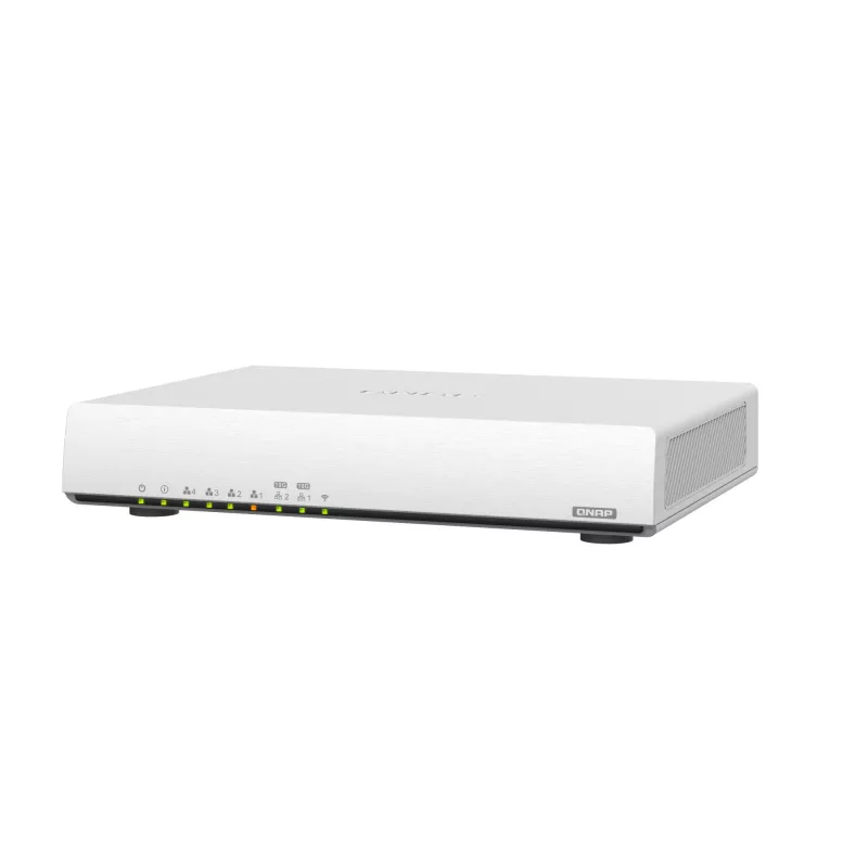 QNAP QHora-301W bezvadu maršrutētājs 10 Gigabit Ethernet divjoslu (2,4 GHz / 5 GHz) Balts