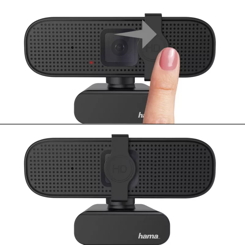 Hama C-400 tīmekļa kamera 2 MP 1920 x 1080 pikseļi USB 2.0 melna