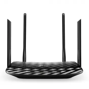 TP-Link AC1200 bezvadu maršrutētājs Gigabit Ethernet Divjoslu (2,4 GHz / 5 GHz) Melns