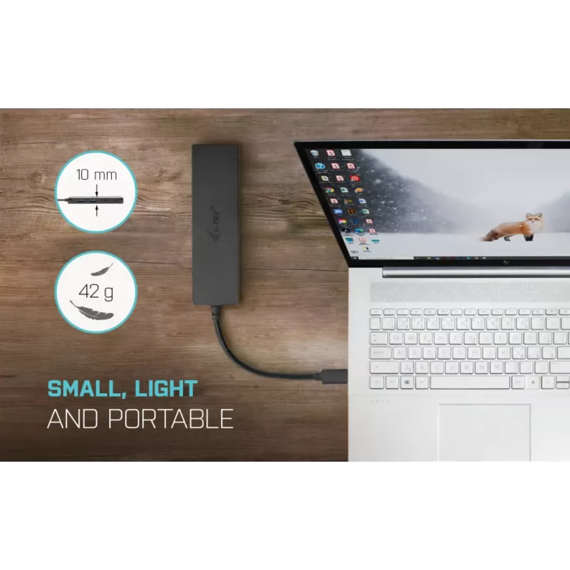 i-tec Metal USB-A/USB-C HUB 2x USB 3.0 + 2x USB-C (10 Gbps)