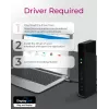 ICY BOX IB-DK2251AC Vadu USB 3.2 Gen 2 (3.1 Gen 2) Type-A Melns